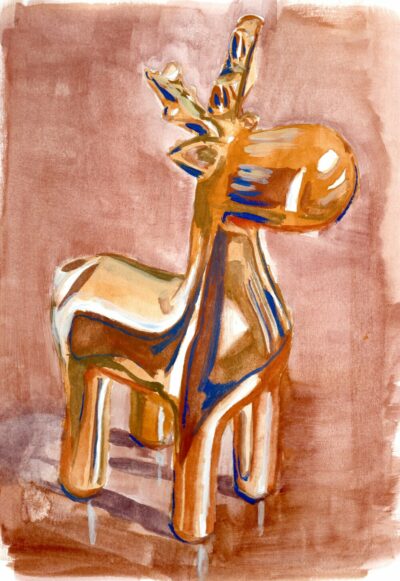 Xmass ornament, Adwent of Paint 2022