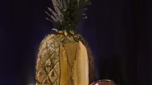 Owoce 'foodpaintingchallenge' (digital w Infinite Painter)